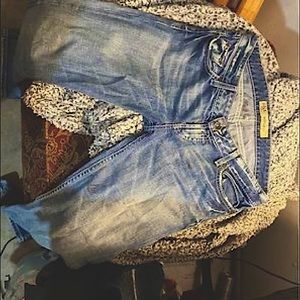 Rock revival and bke boot cut jean warn like 3 time each